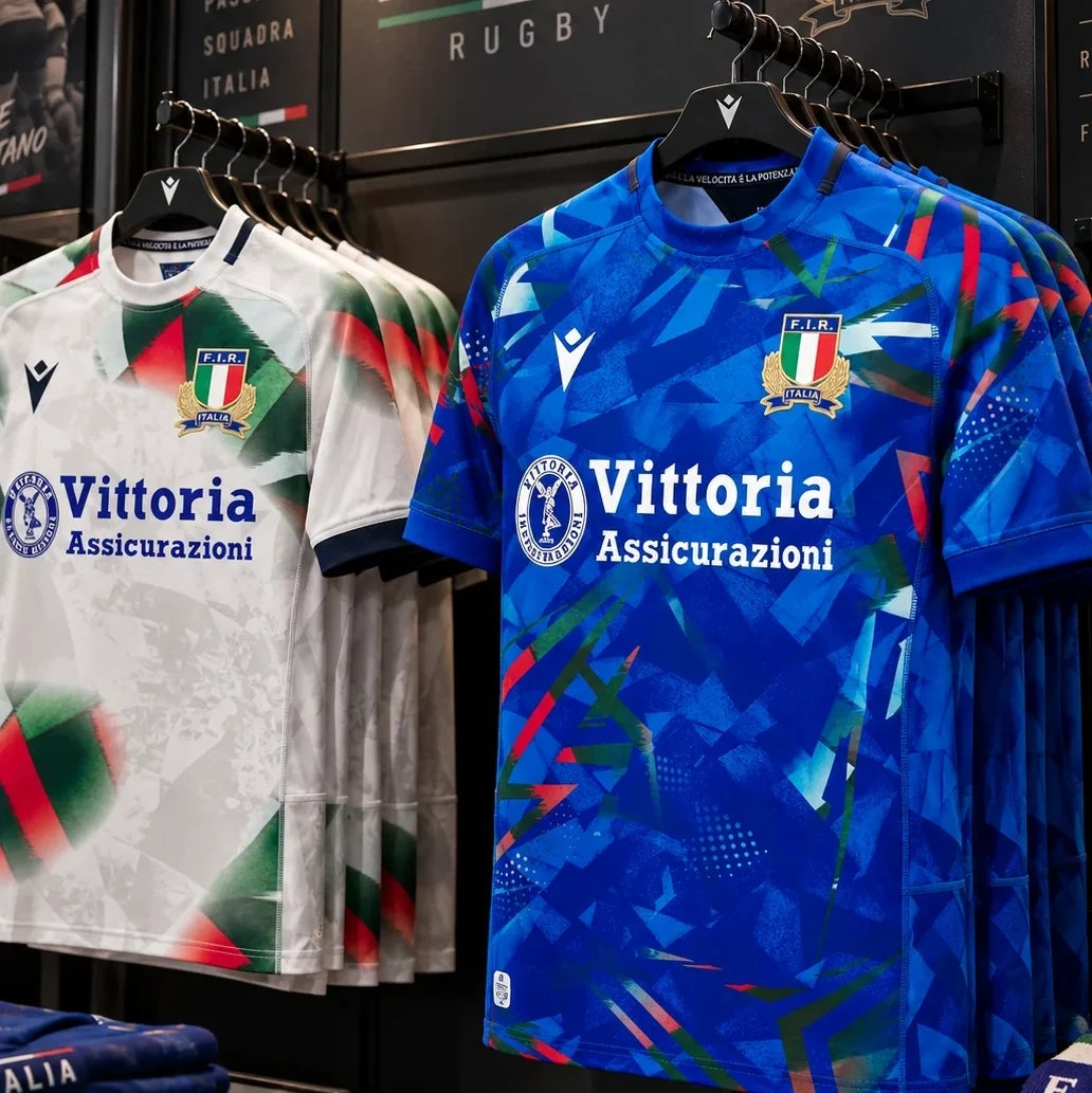 Official Macron Italy 2025/26 Rugby Shirts & Kit – Rugby Heaven