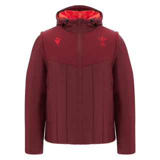 Macron Wales WRU 2025/26 Adults Travel Bomber Jacket