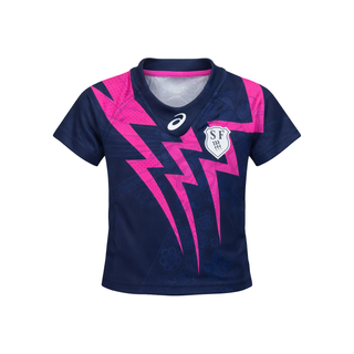 ASICS Stade Francais Kids Home Rugby Shirt