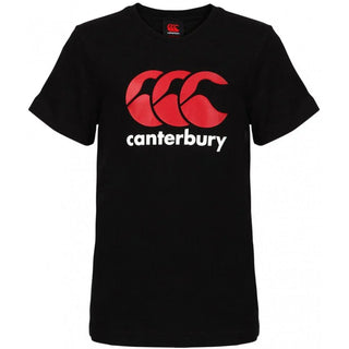 Canterbury Logo Kids Black T-Shirt