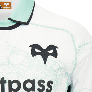 Macron Ospreys Rugby 2026/27 Kids Away Rugby Shirt
