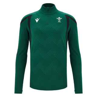 Macron Wales WRU 2026/27 Mens Training Player 1/4 Zip Top