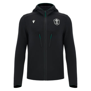 Macron Wales WRU 2026/27 Mens Travel Full Zip Hoodie