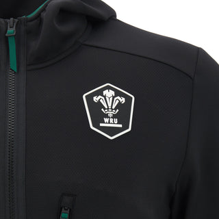 Macron Wales WRU 2026/27 Mens Travel Full Zip Hoodie