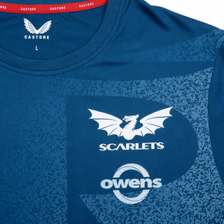 Castore Scarlets Rugby 2022/23 Mens Training T-Shirt