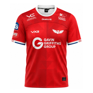 VX3 Scarlets 2026/27 Mens Home Rugby Shirt