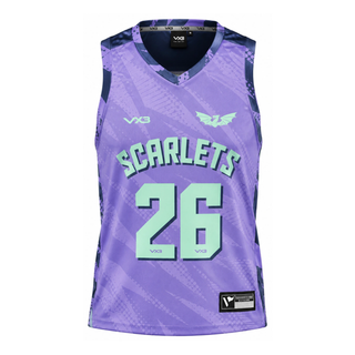 VX3 Scarlets 2026/27 Mens Elite Basketball Vest