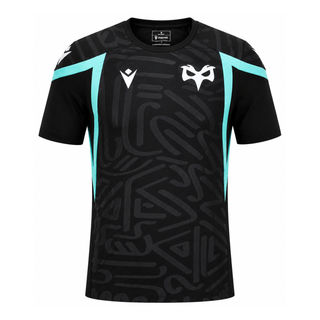 Macron Ospreys Rugby 2026/27 Mens Poly Training T-Shirt