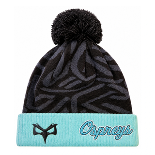 Macron Ospreys Rugby 2026/27 Pom Pom Beanie
