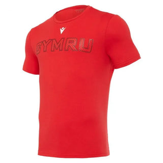 Macron Wales WRU Mens Travel Leisure T-shirt