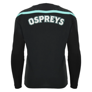 Macron Ospreys Rugby 2026/27 Mens Poly Training LS T-Shirt