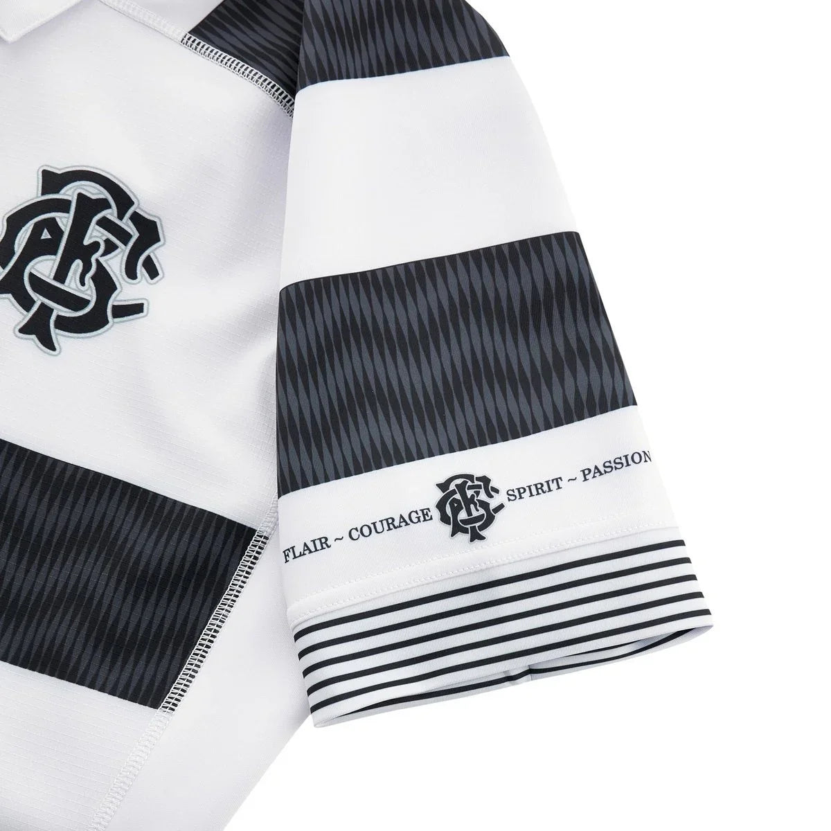 Macron Barbarians 23/24 Mens Home Slim Fit SS Rugby Shirt