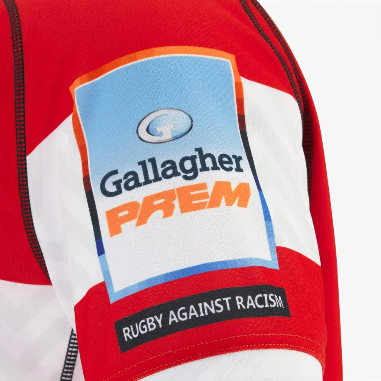 Macron Gloucester Rugby 2025/26 Mens Home Rugby Shirt