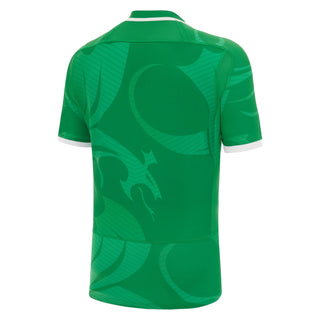 Macron Wales WRU 22/23 Mens Away Pro Rugby Shirt Commonwealth Games Slim Fit