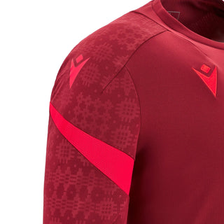 Macron Wales WRU 2025/26 Mens Players Training LS T-Shirt