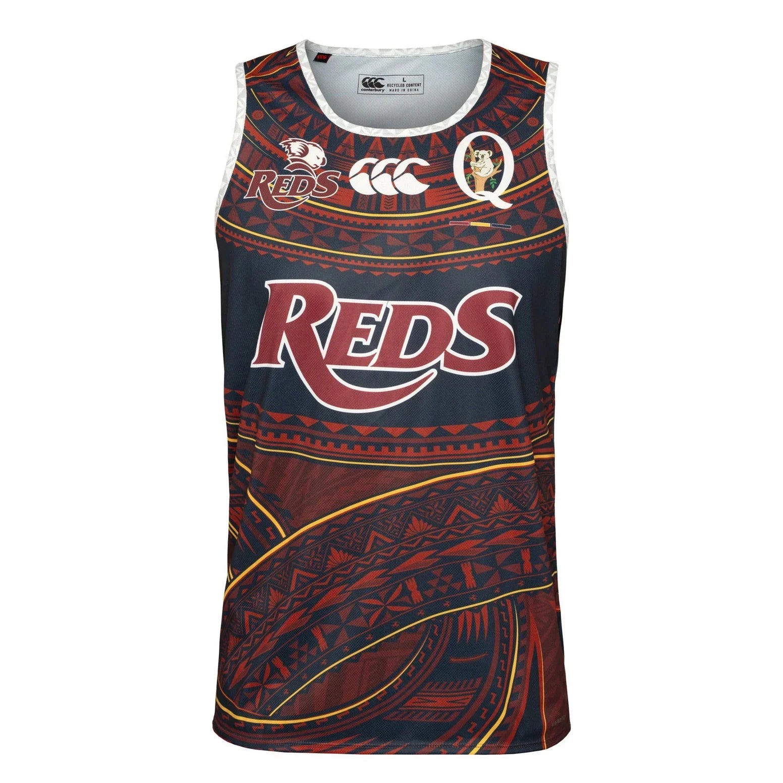 Canterbury Queensland Reds 2025 Mens Pasifika Vest