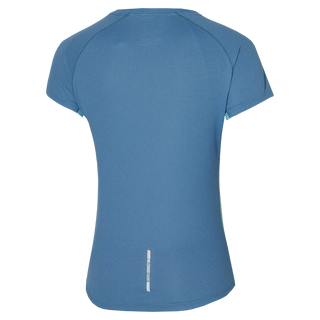 Mizuno Womens DRYAEROFLOW Tee Copen Blue 