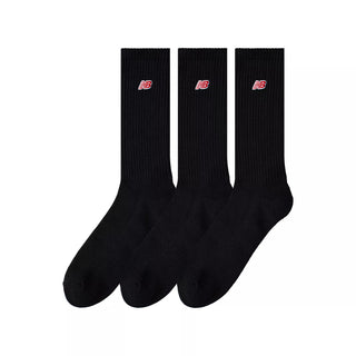 New Balance Unisex Patch Logo Crew Socks 3 Pack