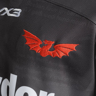 VX3 Scarlets 2025/26 Kids Away Rugby Shirt