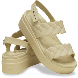 Crocs Brooklyn Woven Womens Wedge Sandals