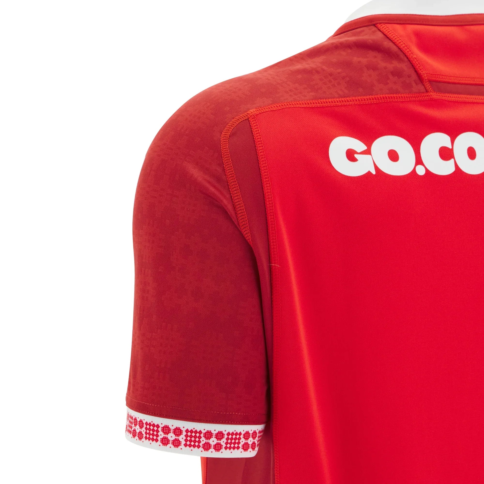 Macron Wales WRU 2025/26 Mens Home Rugby Shirt