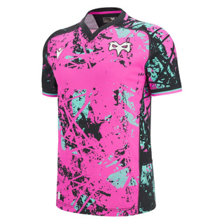 Macron Ospreys Rugby 2025/26 Mens Euro Rugby Shirt