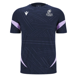 Macron Cardiff Rugby 2025/26 Mens Training Poly T-Shirt