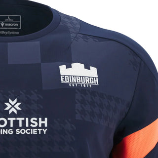 Macron Edinburgh Rugby 2025/26 Mens Training Poly T-Shirt