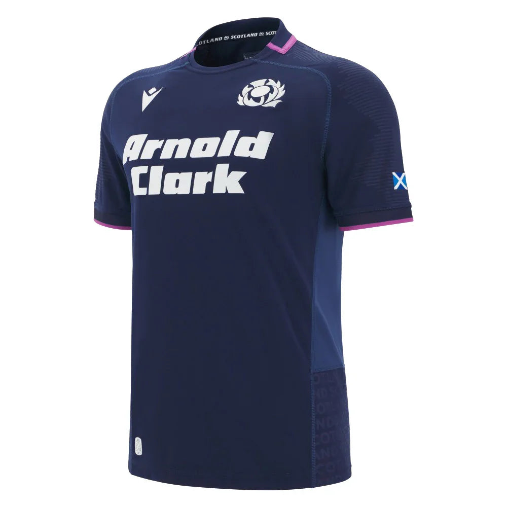 Macron Scotland SRU 2025/26 Mens Home Rugby Shirt
