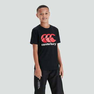 Canterbury Logo Kids Black T-Shirt