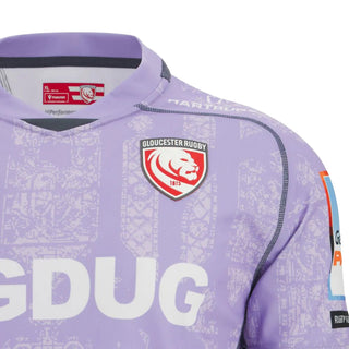 Macron Gloucester Rugby 2025/2026 Mens Away Rugby Shirt