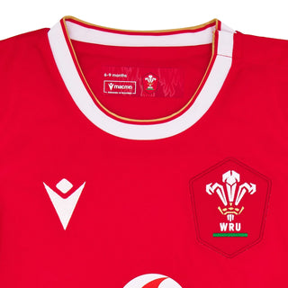 Macron Wales WRU 2024/25 Infants Six Nations Home Rugby Kit