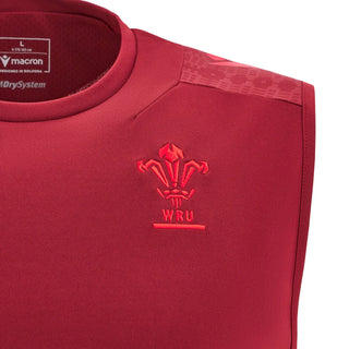 Macron Wales WRU 2025/26 Mens Players Training Vest