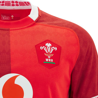 Macron Wales WRU 2025/26 Mens Home Rugby Shirt