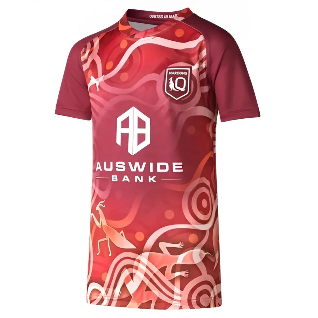 Puma Queensland Maroons Mens Indigenous Rugby Shirt – Rugby Heaven