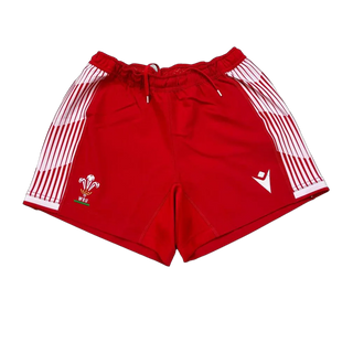 Macron Wales WRU 20 Mens Home Pathway Rugby Shorts