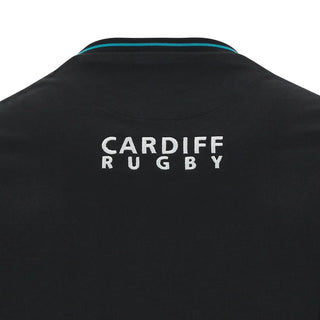 Macron Cardiff Rugby 2023/24 Mens Travel Rugby T-Shirt