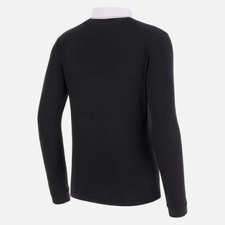 Macron WRU Wales RWC 2023 L/S Cotton Jersey Adults Black