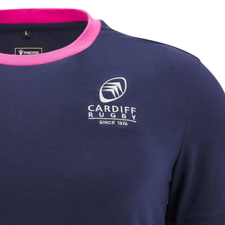Macron Cardiff Rugby 2024/25 Mens Cotton T-Shirt
