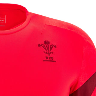 Macron Wales WRU 2025/26 Mens Players LS Training T-Shirt