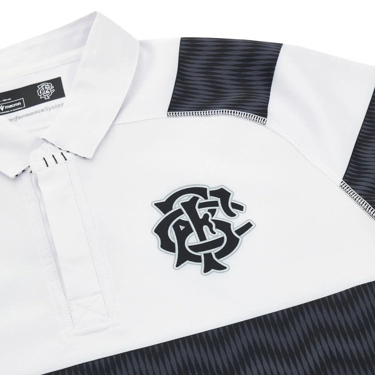 Macron Barbarians 23/24 Mens Home Slim Fit SS Rugby Shirt