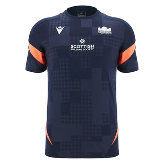 Macron Edinburgh Rugby 2025/26 Mens Training Poly T-Shirt