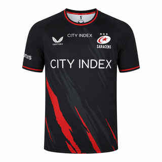 Castore Saracens 2023/24 Mens Home Rugby Shirt