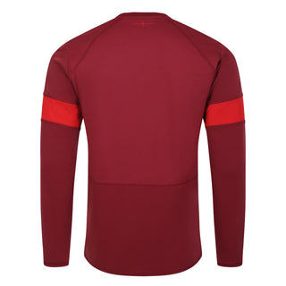 Umbro England RFU Mens Relaxed Training Long Sleeve Rugby Shirt