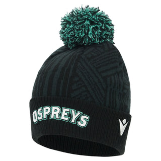 Macron Ospreys Rugby 2025/26 Pom Pom Beanie
