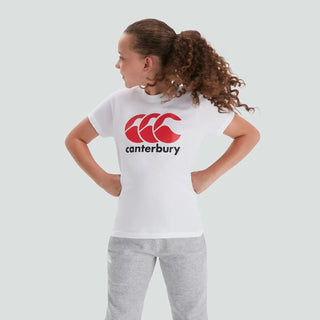 Canterbury Logo Kids White T-Shirt