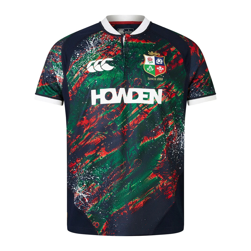 Canterbury British & Irish Lions 2025 Mens Warm Up Rugby Shirt – Rugby ...