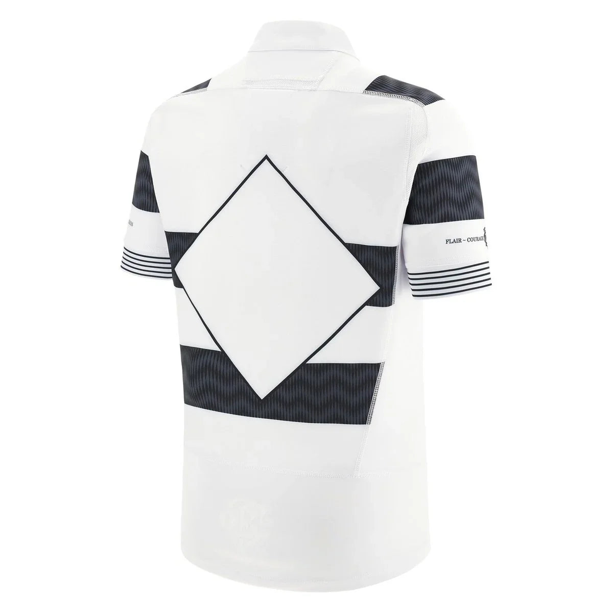 Macron Barbarians 23/24 Mens Home Slim Fit SS Rugby Shirt