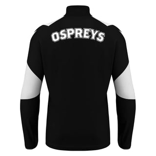 Macron Ospreys Rugby 2025/26 Mens Training 1/4 Zip Top