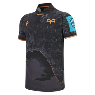 Macron Ospreys Rugby 2025/26 Mens Home Slim Fit Rugby Shirt